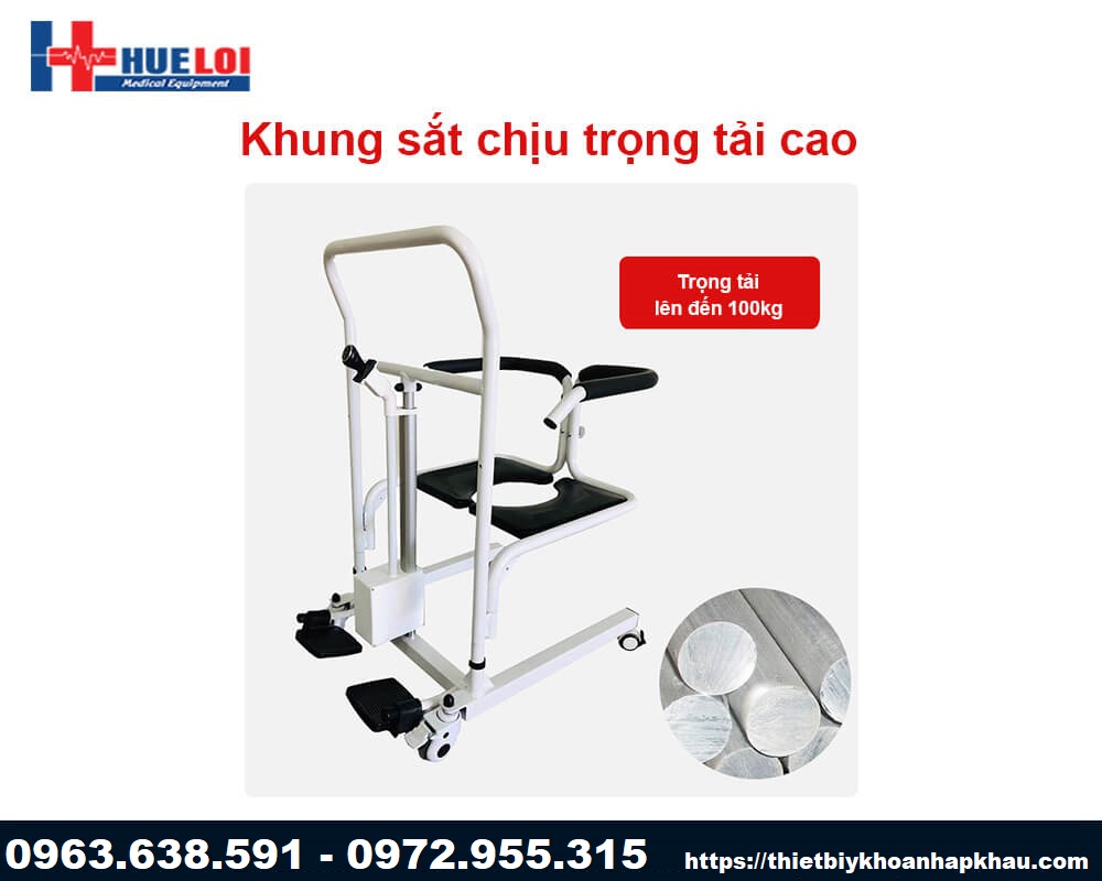 Khung xe lăn chịu trọng tải cao