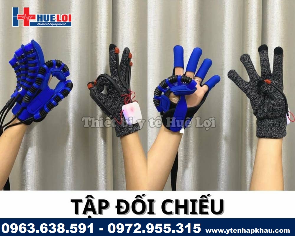 Máy tập đối chiếu bàn ngón tay