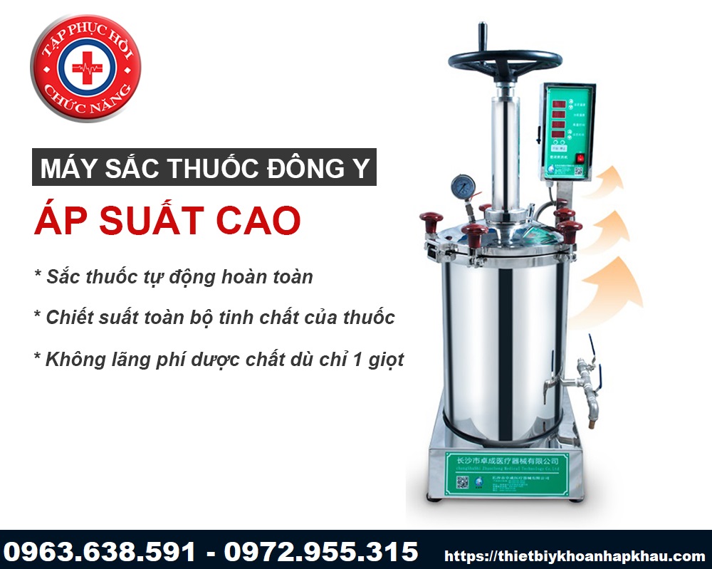 Máy sắc thuốc áp suất cao